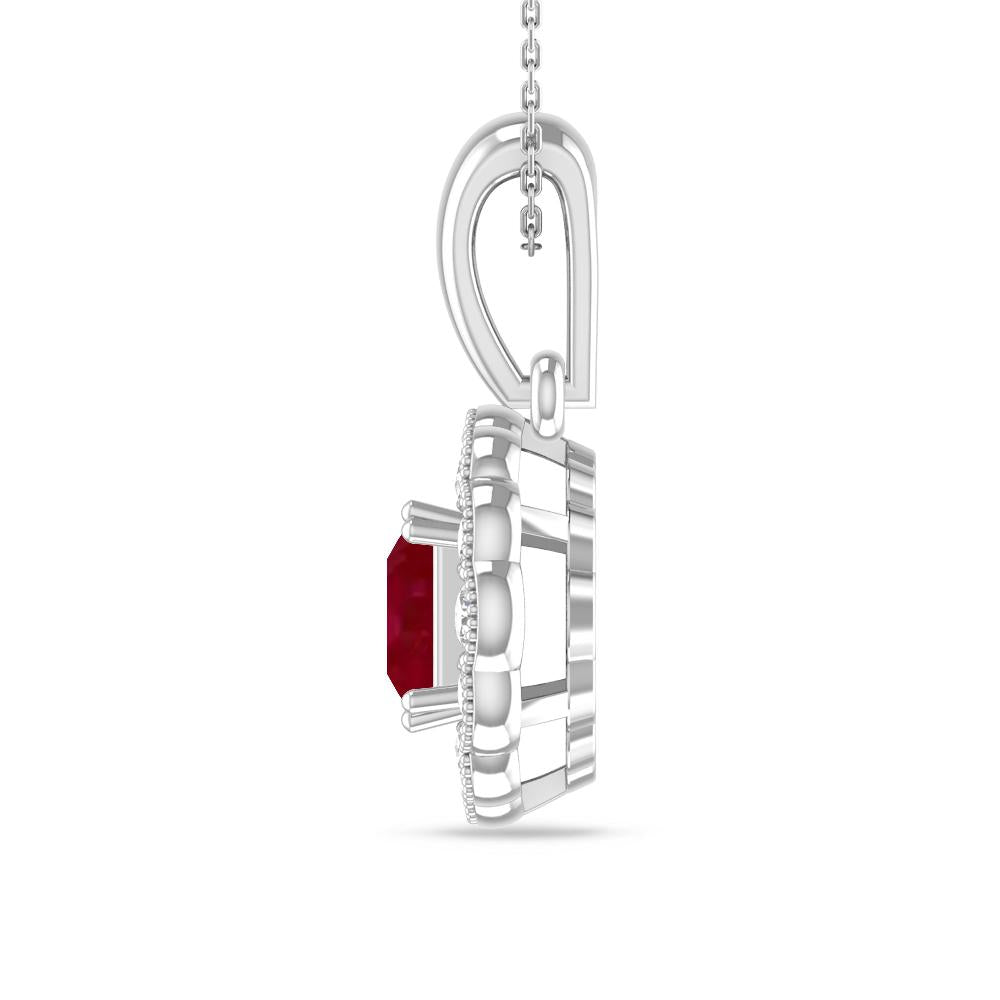 White Gold - Ruby