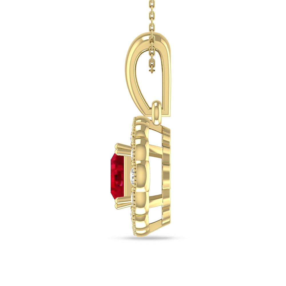Yellow Gold - Ruby