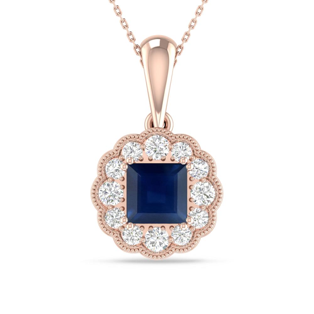 Rose Gold - Sapphire