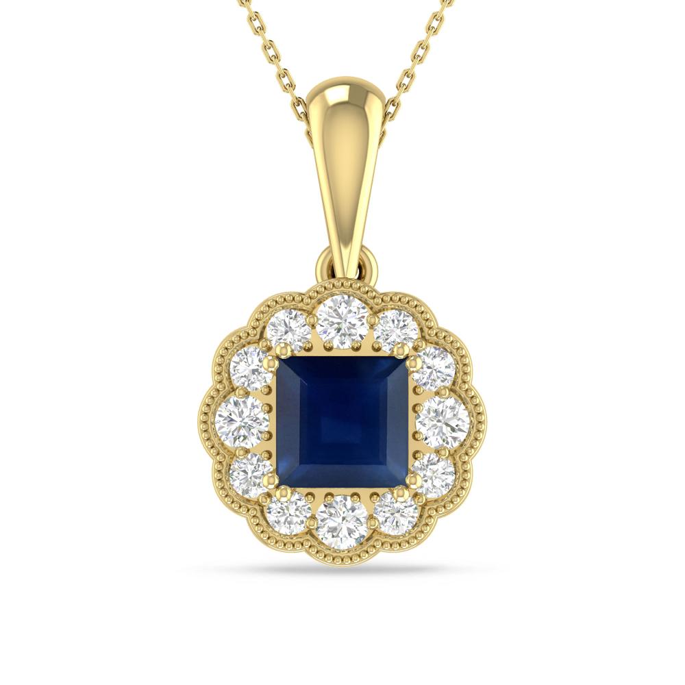 Yellow Gold - Sapphire