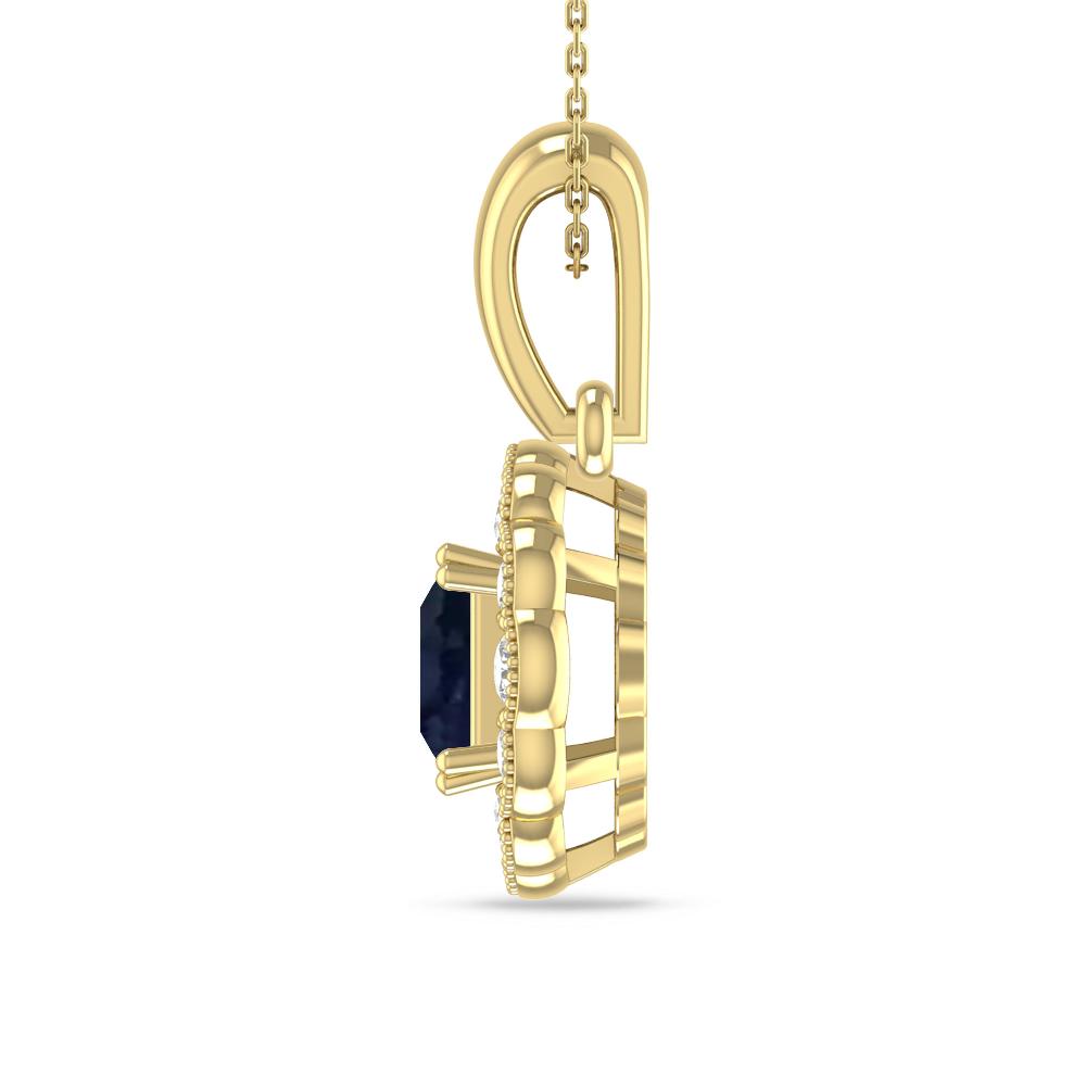 Yellow Gold - Sapphire