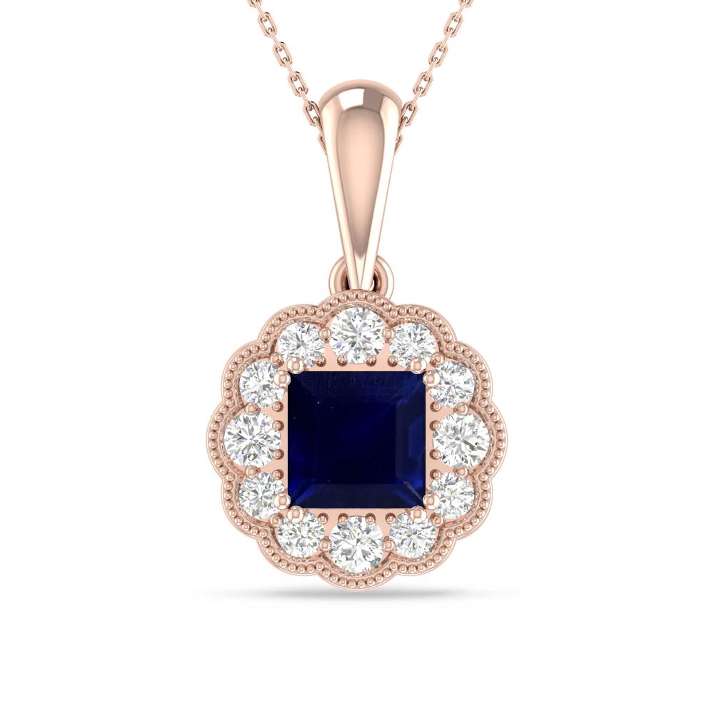 Rose Gold - Sapphire