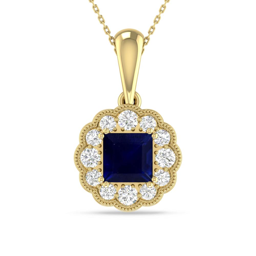 Yellow Gold - Sapphire