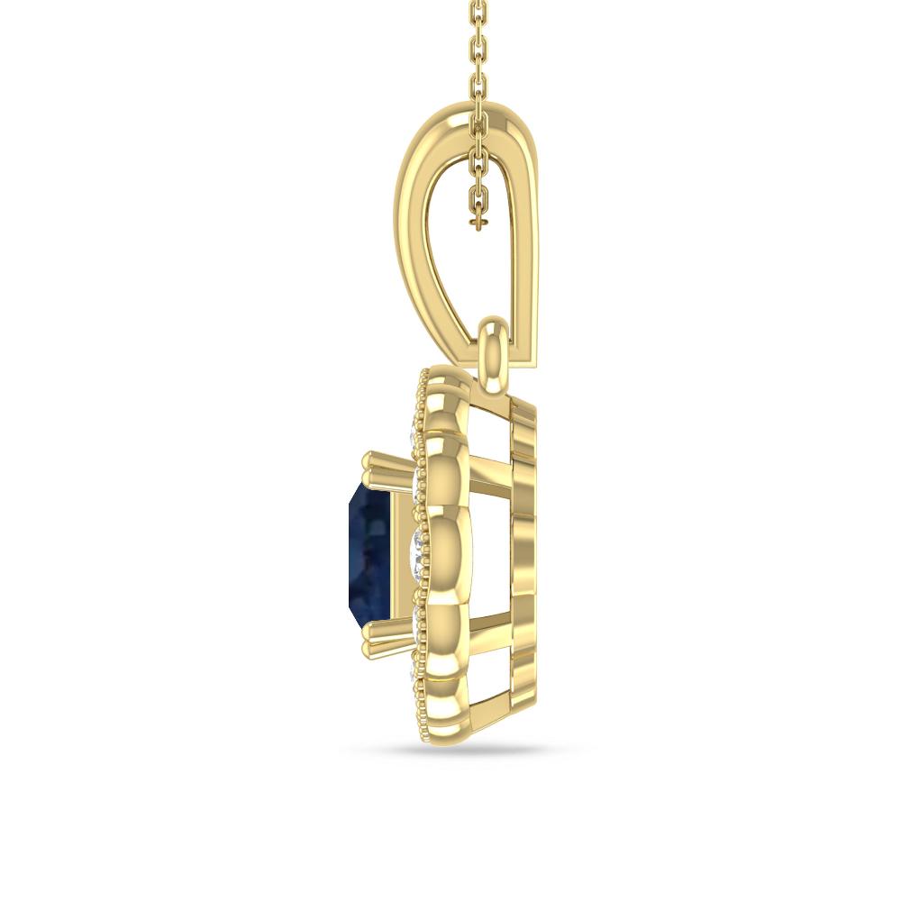 Yellow Gold - Sapphire