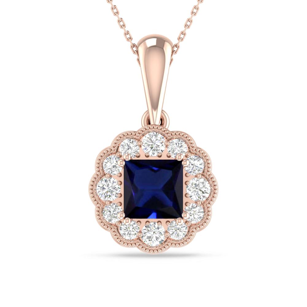 Rose Gold - Sapphire