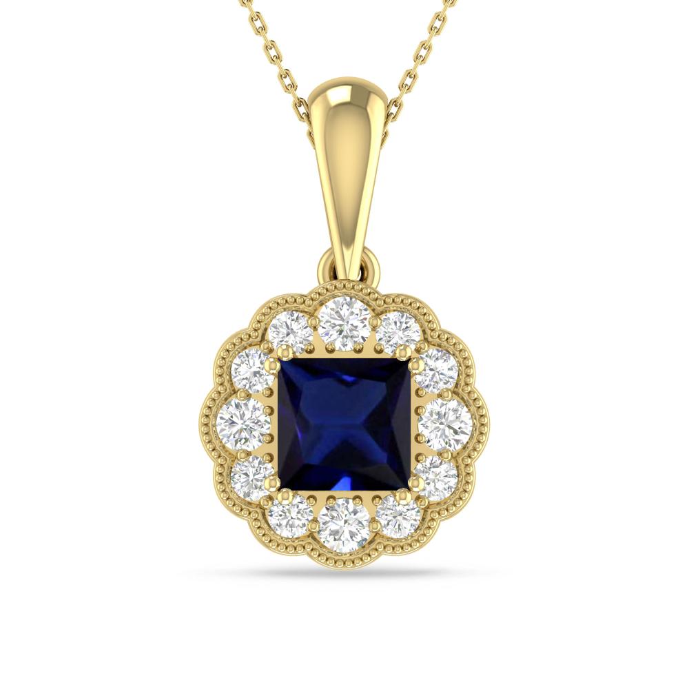 Yellow Gold - Sapphire