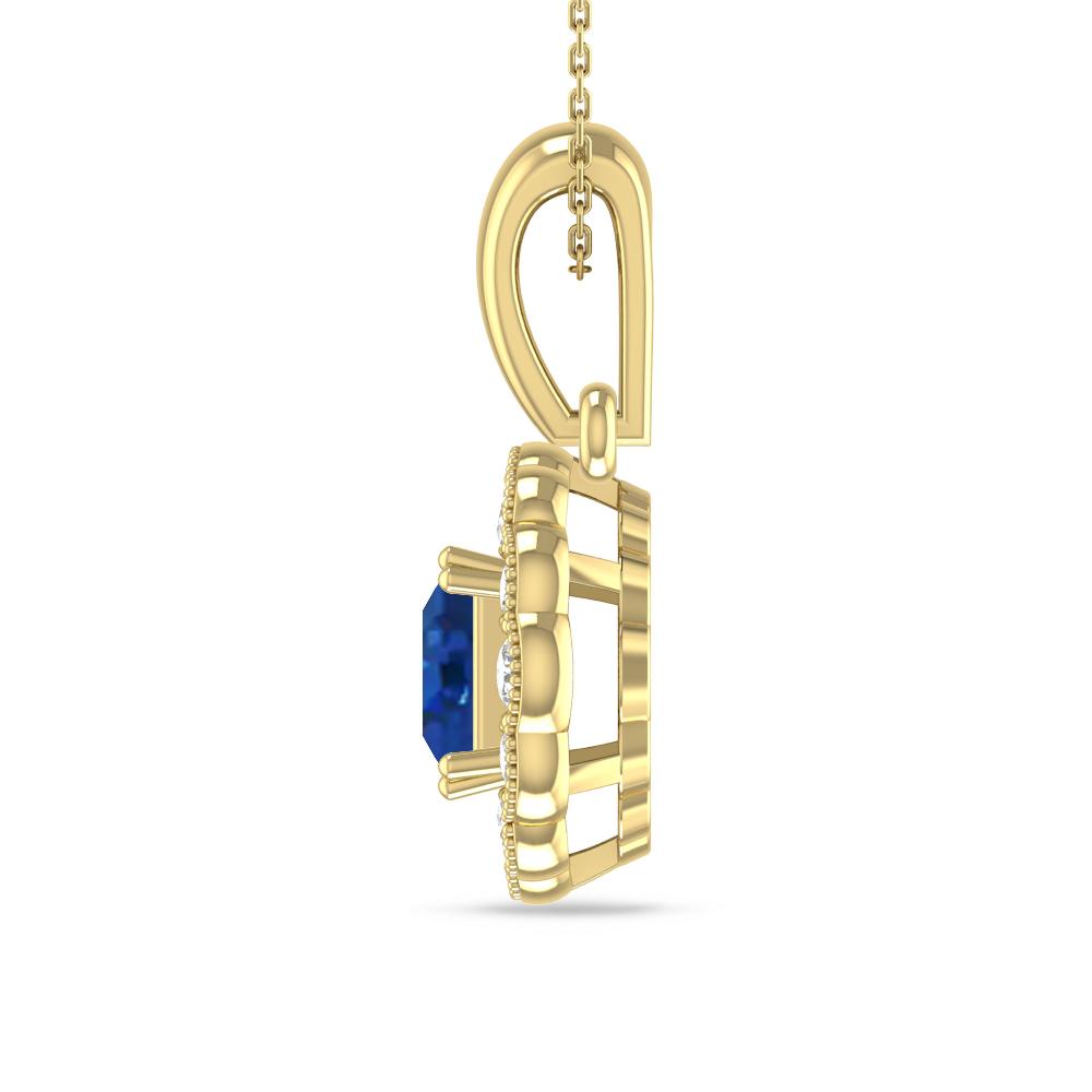 Yellow Gold - Sapphire