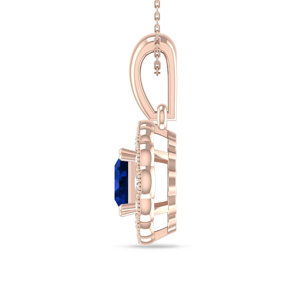 Rose Gold - Sapphire