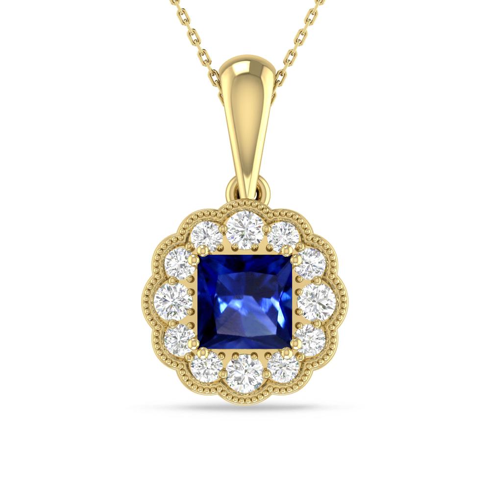 Yellow Gold - Sapphire