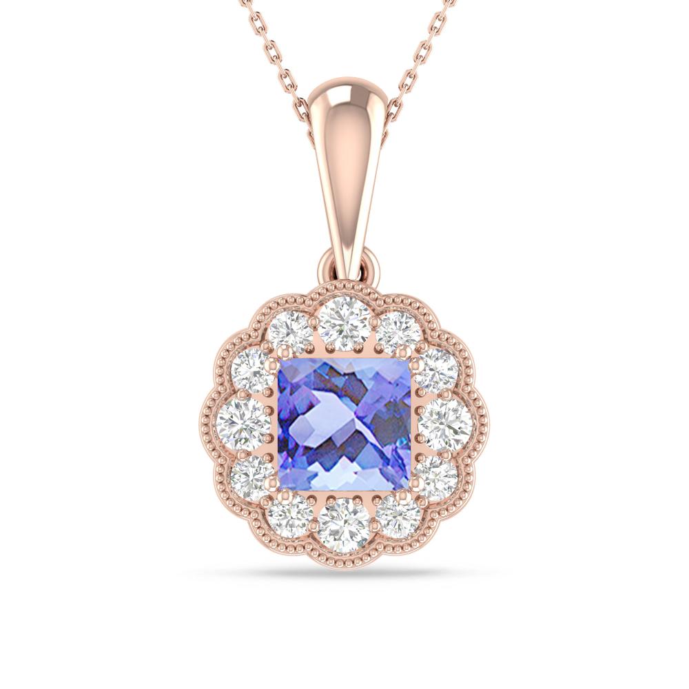 Rose Gold - Tanzanite