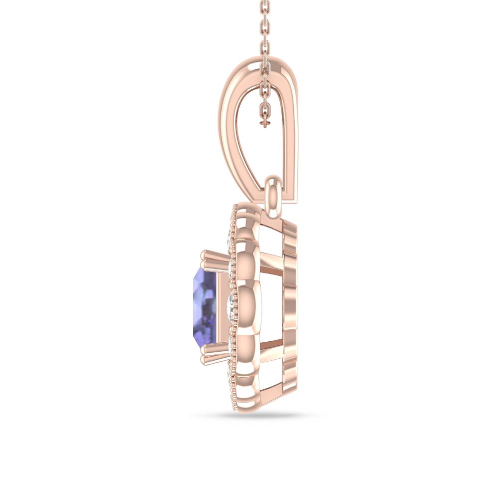 Rose Gold - Tanzanite