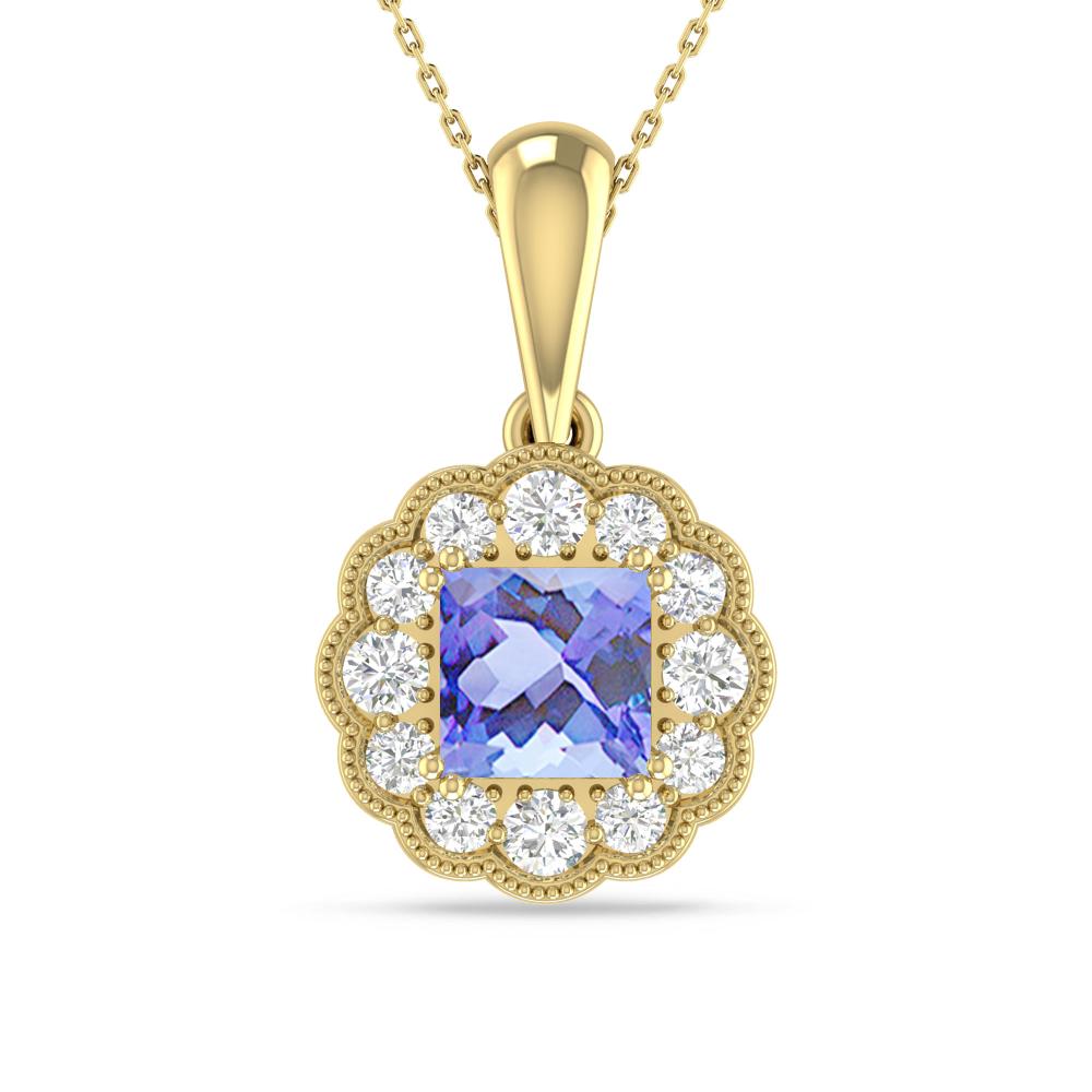 Yellow Gold - Tanzanite