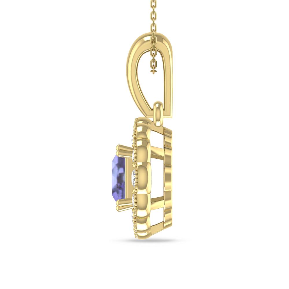 Yellow Gold - Tanzanite