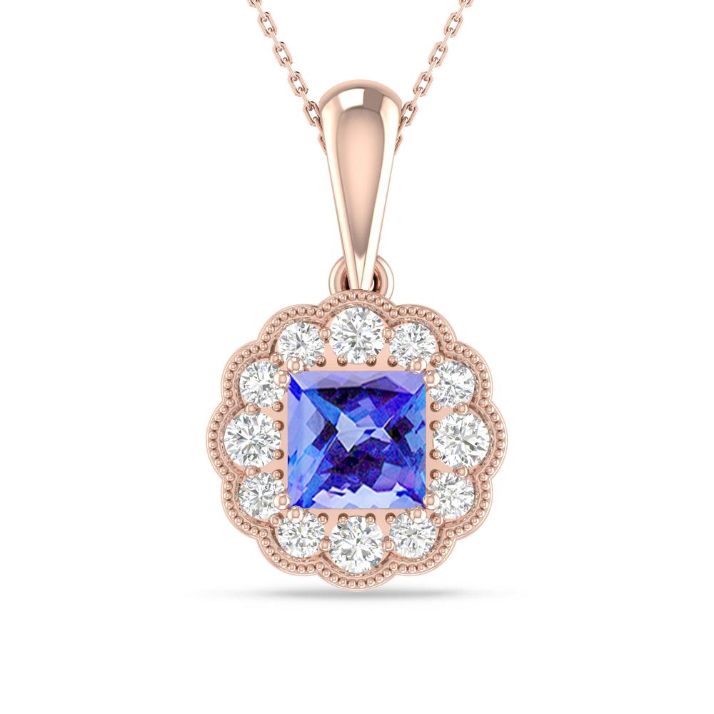 Rose Gold - Tanzanite
