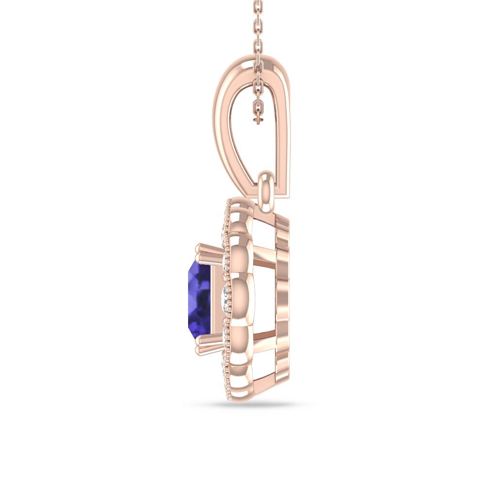 Rose Gold - Tanzanite