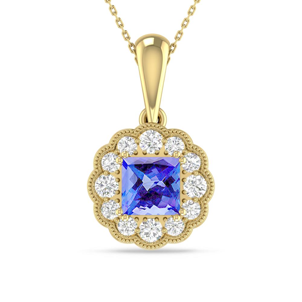 Yellow Gold - Tanzanite