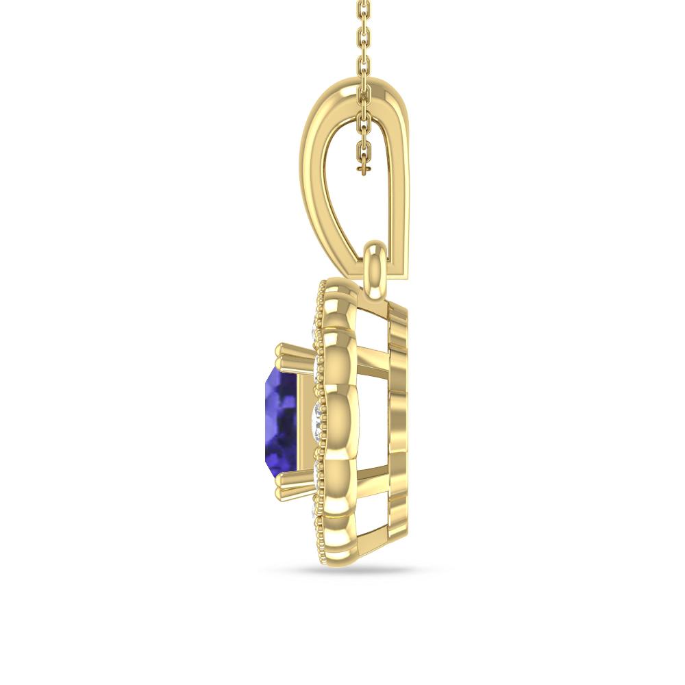 Yellow Gold - Tanzanite