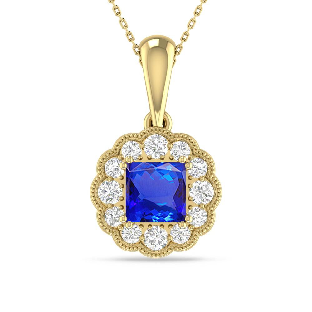 Yellow Gold - Tanzanite