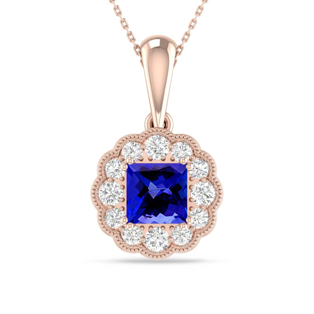 Rose Gold - Tanzanite