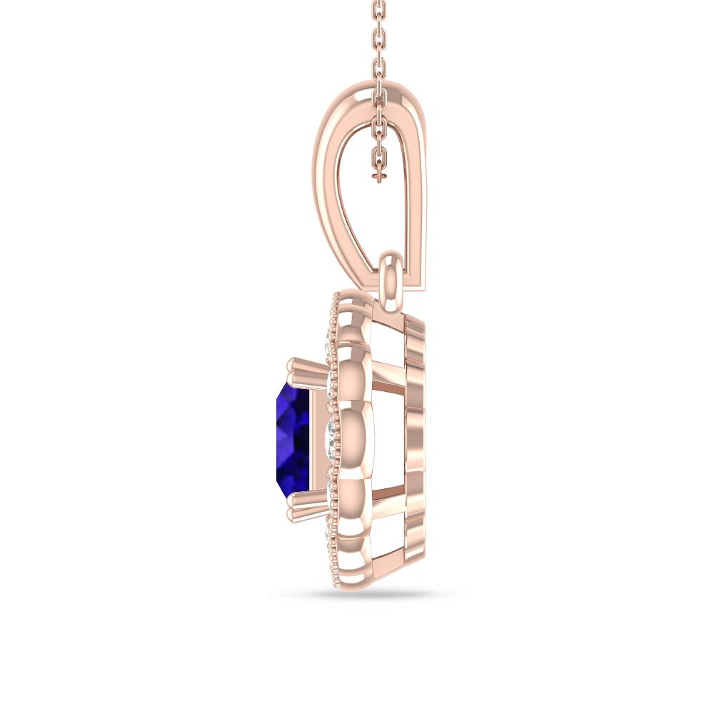 Rose Gold - Tanzanite