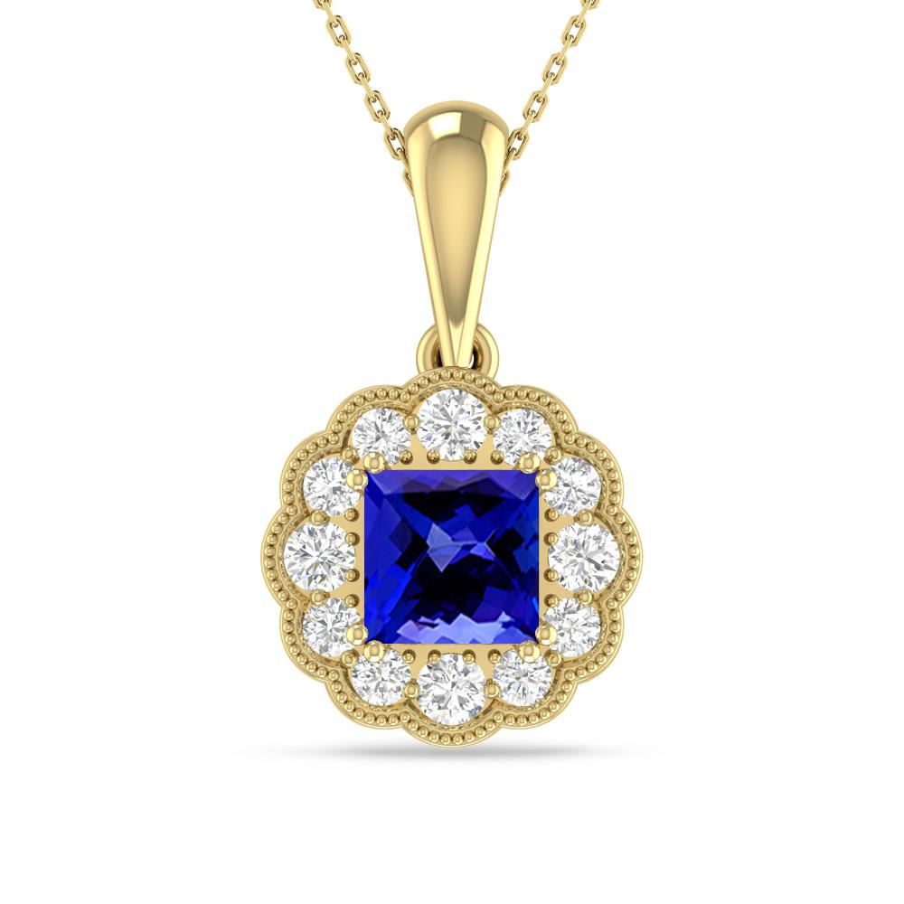 Yellow Gold - Tanzanite