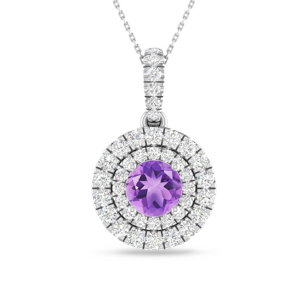 White Gold - Amethyst