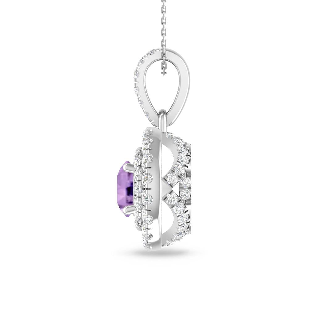 White Gold - Amethyst