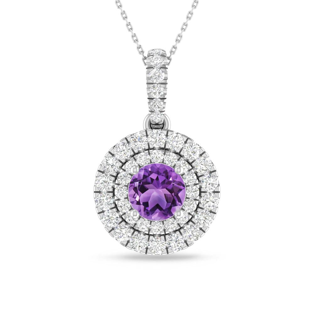 White Gold - Amethyst