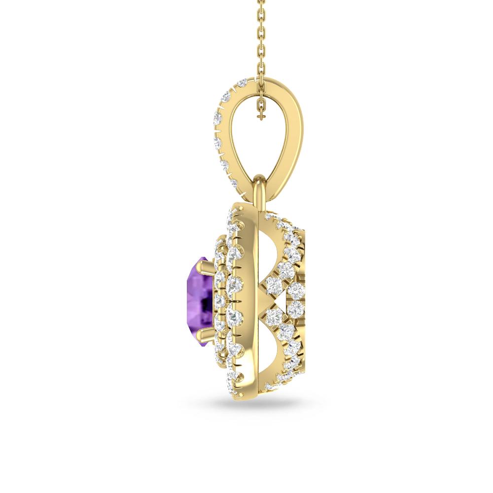 Yellow Gold - Amethyst