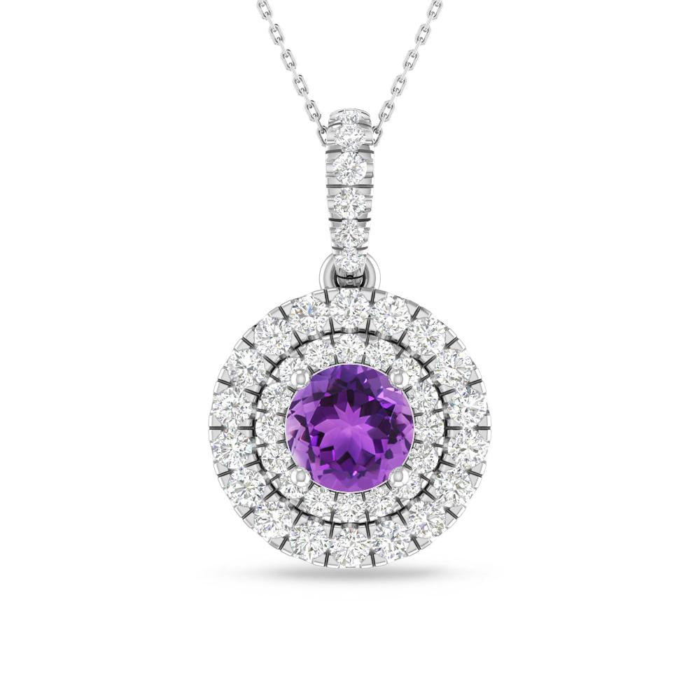 White Gold - Amethyst