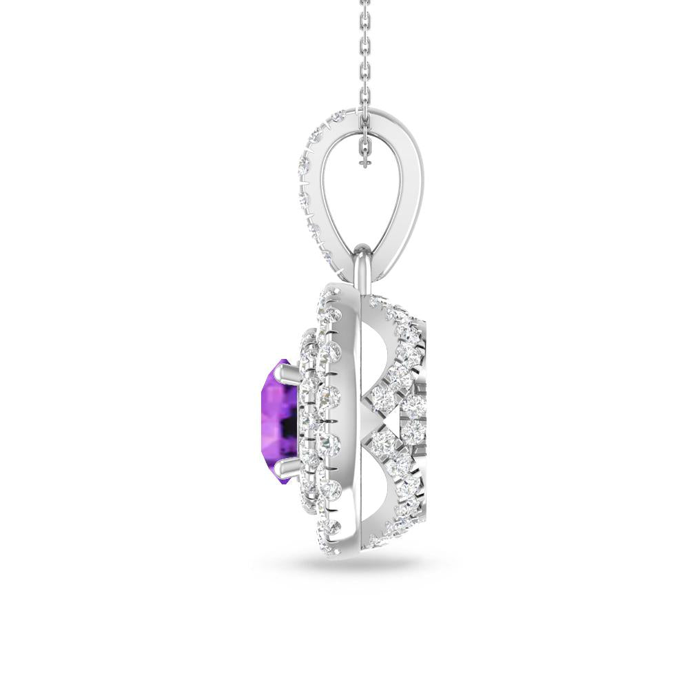 White Gold - Amethyst