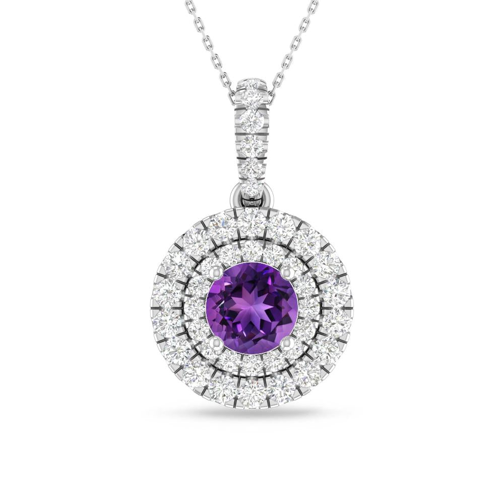 White Gold - Amethyst