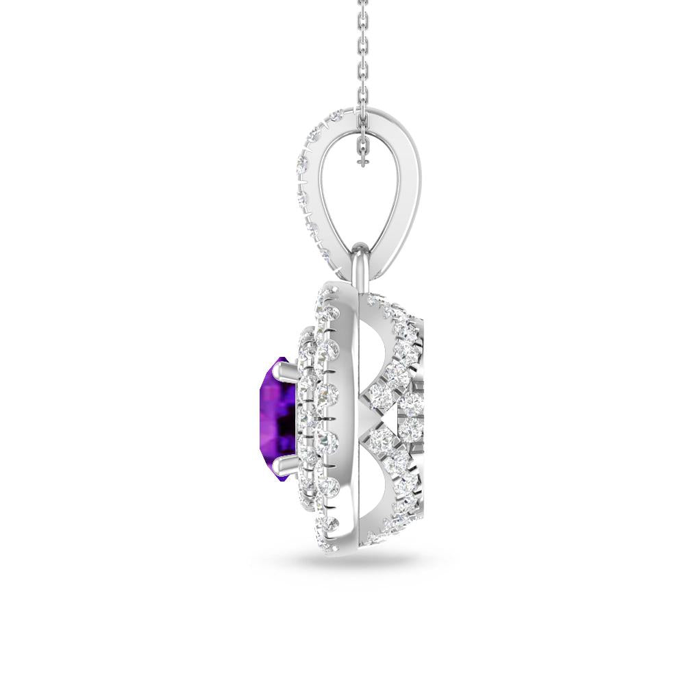 White Gold - Amethyst