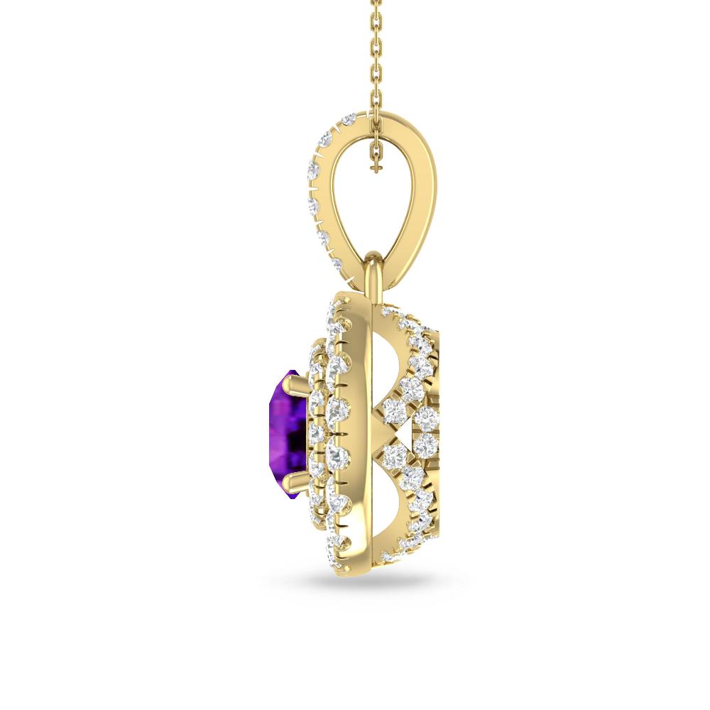 Yellow Gold - Amethyst