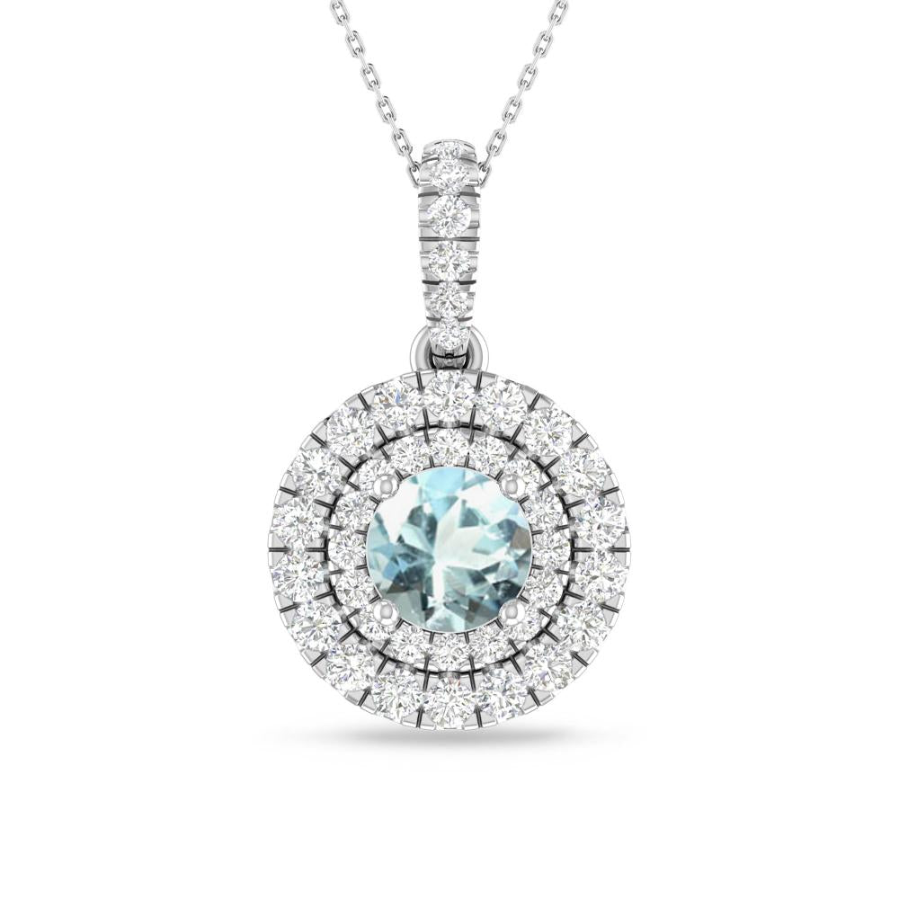 White Gold - Aquamarine