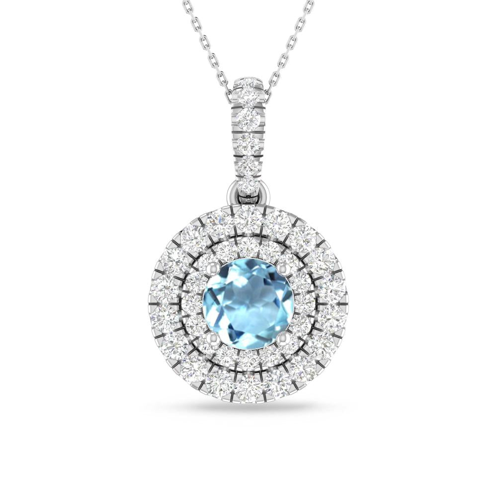White Gold - Aquamarine