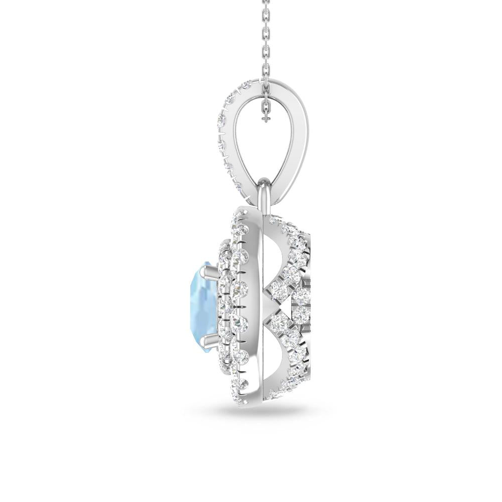 White Gold - Aquamarine