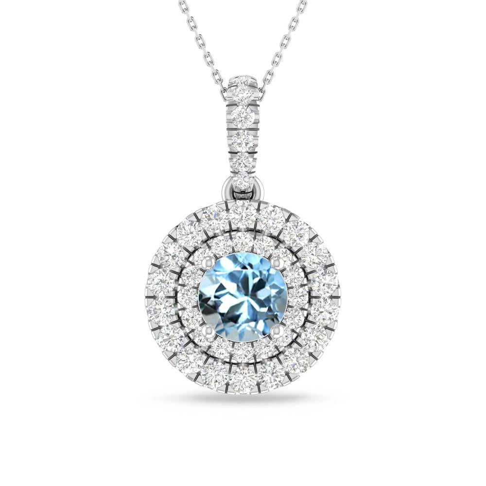 White Gold - Aquamarine