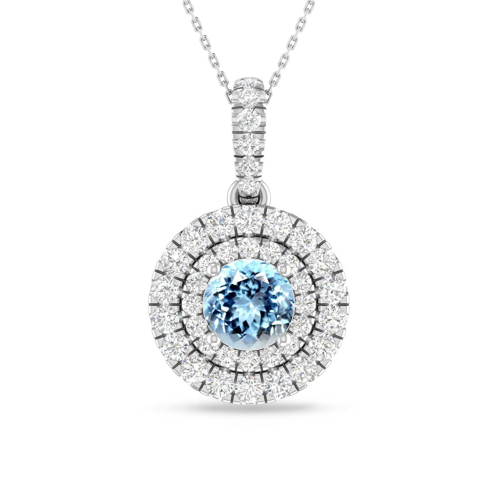 White Gold - Aquamarine