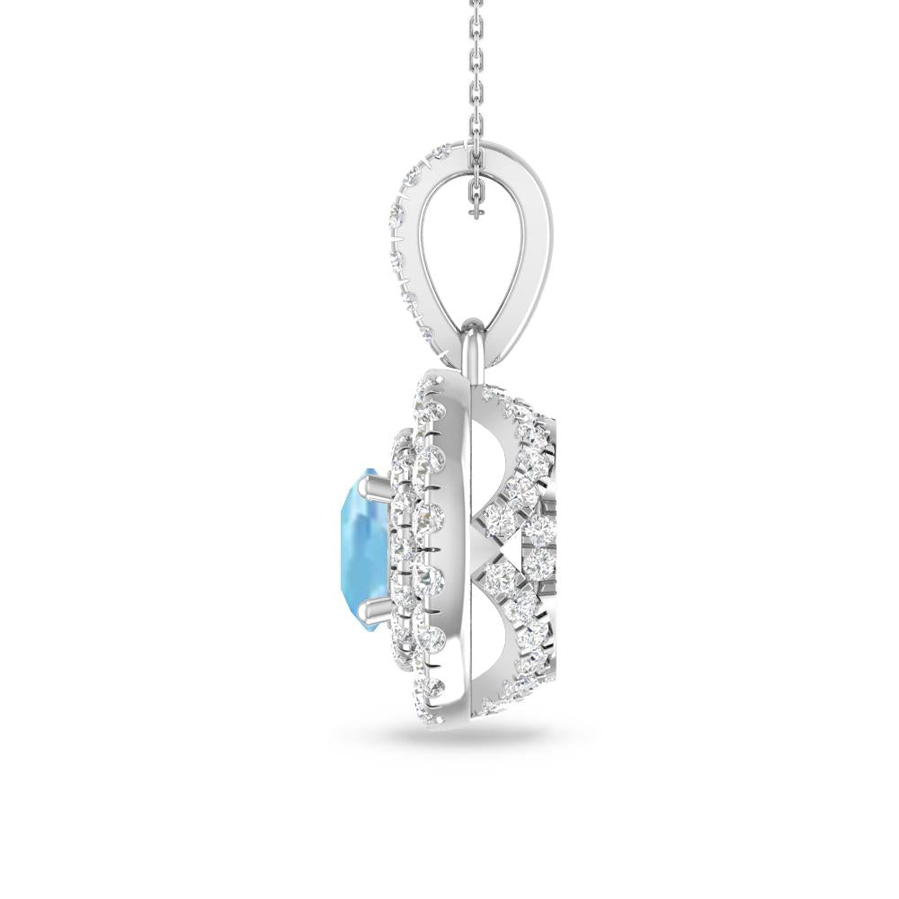 White Gold - Aquamarine