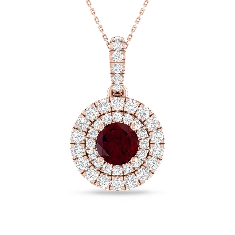 Rose Gold - Garnet