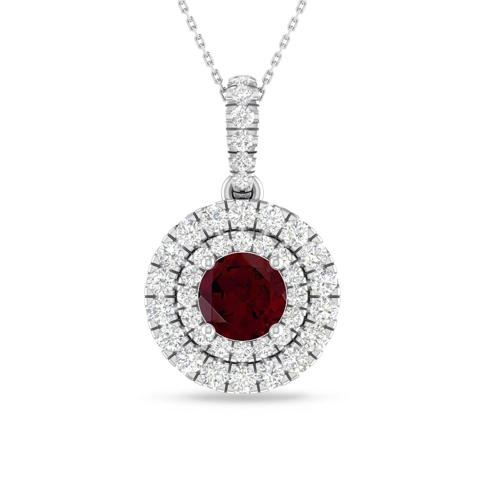 White Gold - Garnet