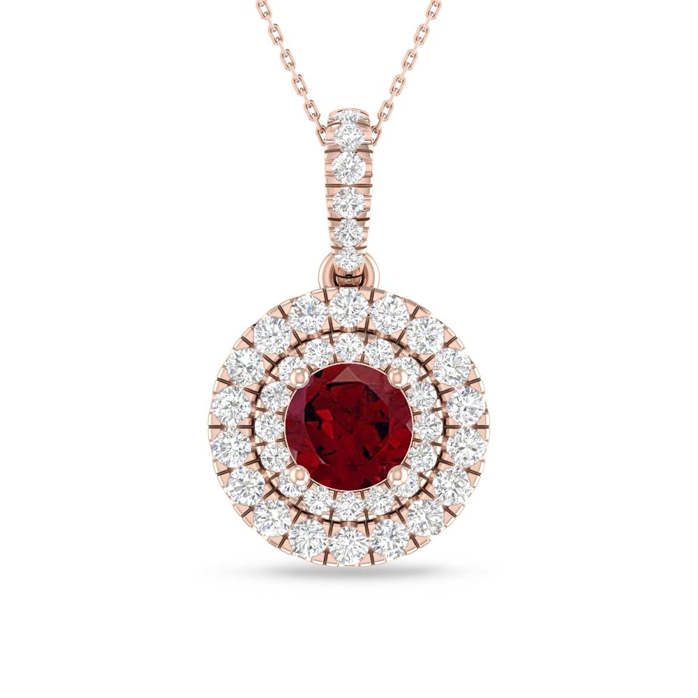 Rose Gold - Garnet