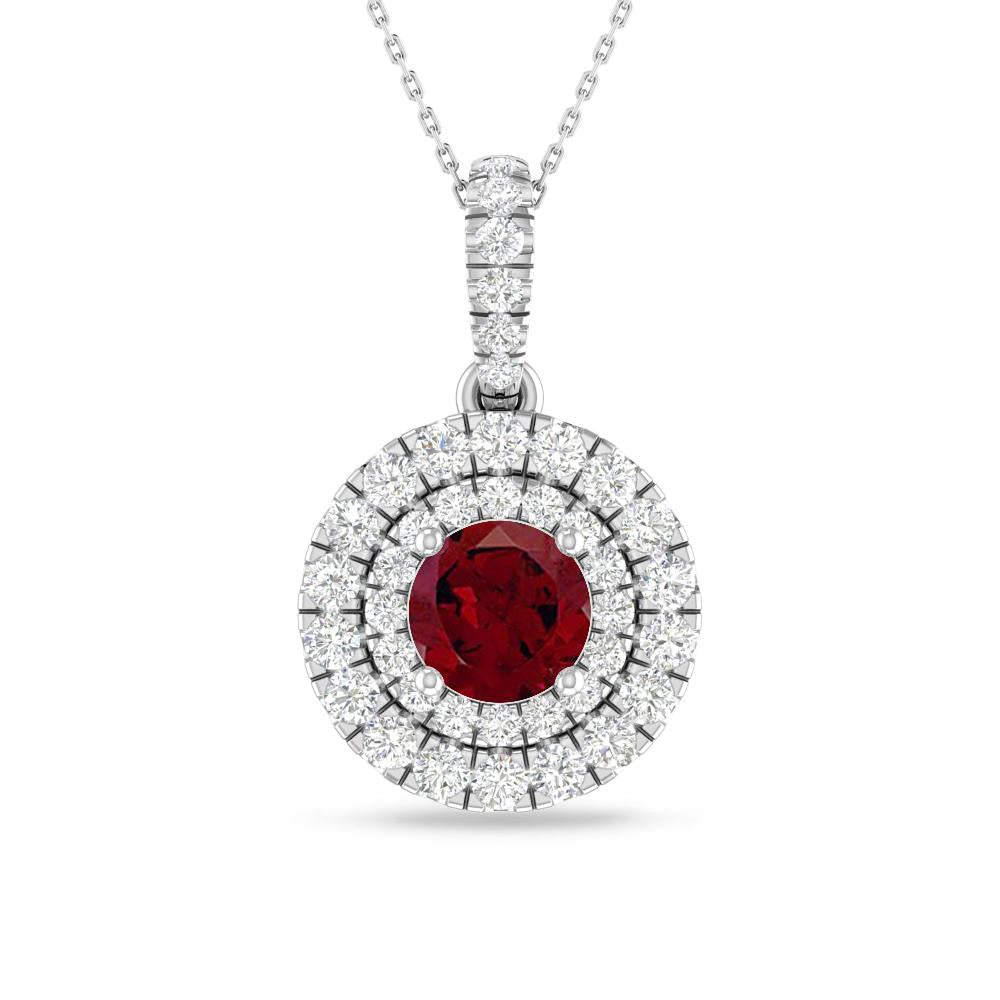 White Gold - Garnet