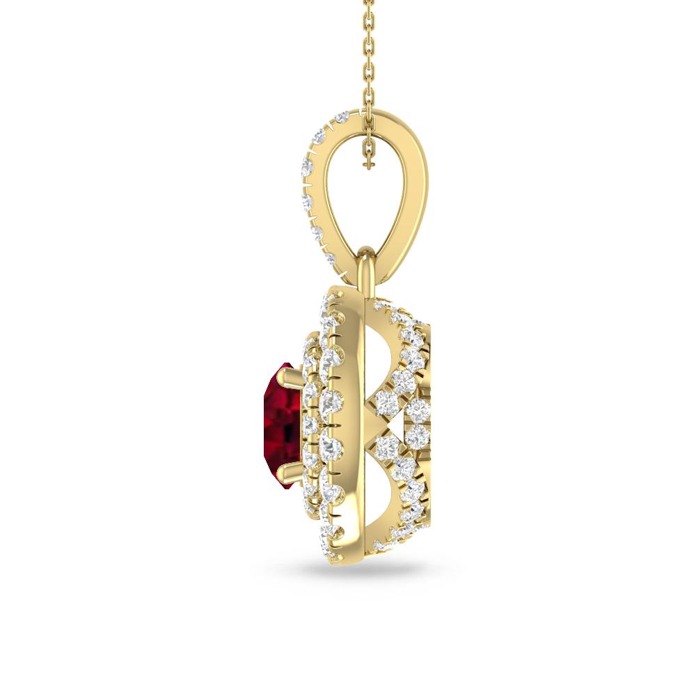 Yellow Gold - Garnet