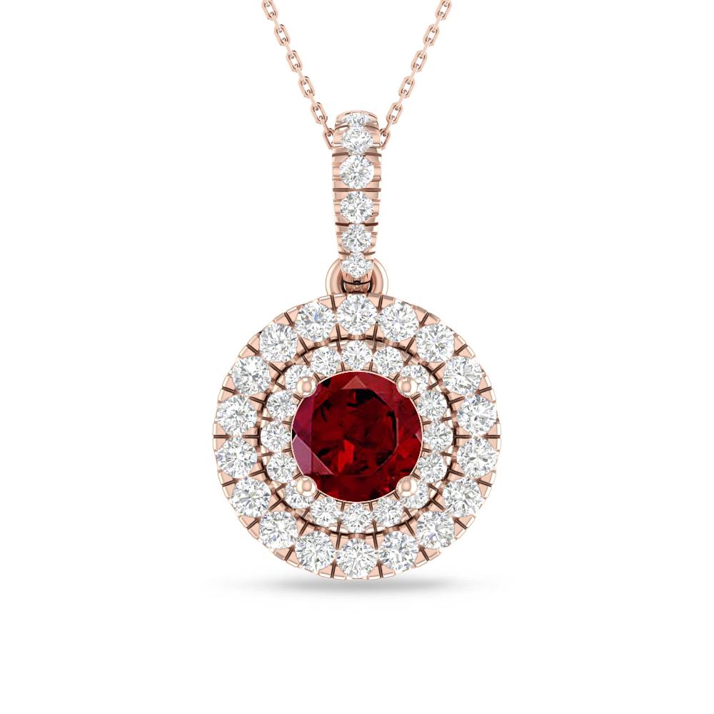Rose Gold - Garnet