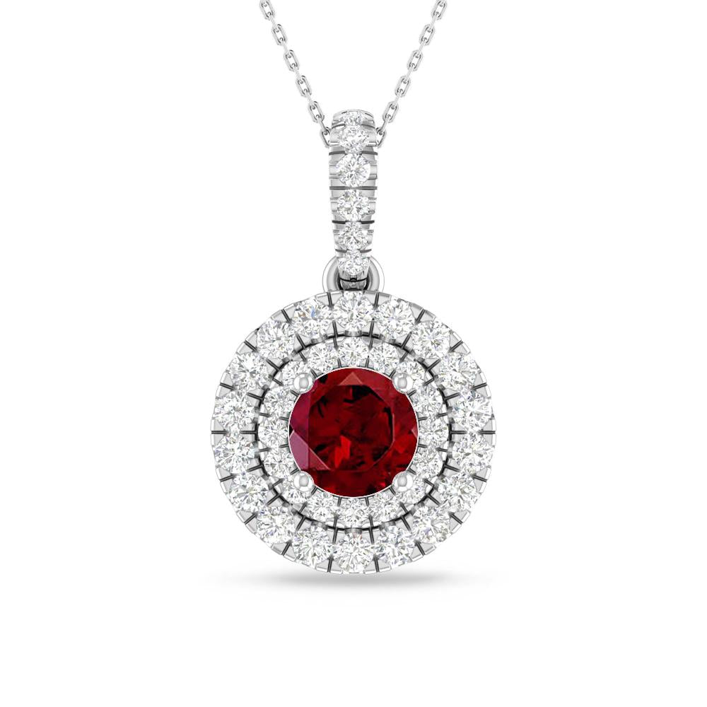 White Gold - Garnet