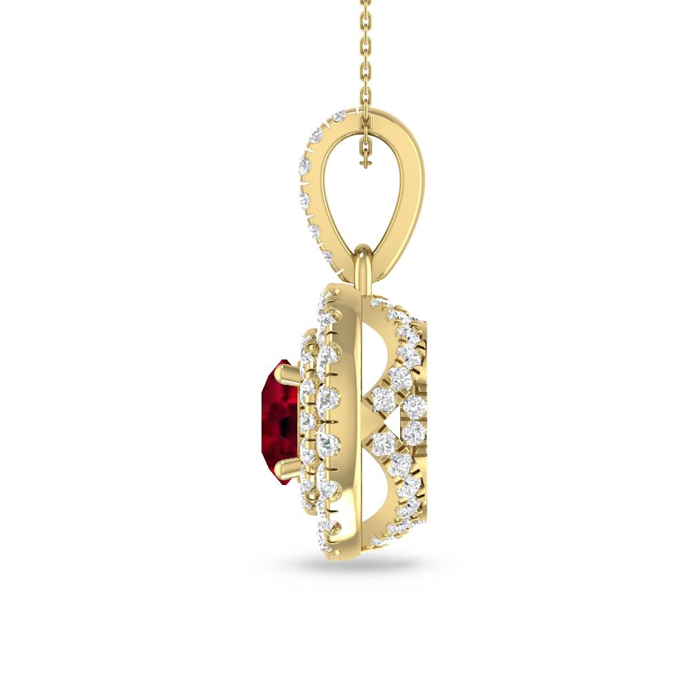 Yellow Gold - Garnet