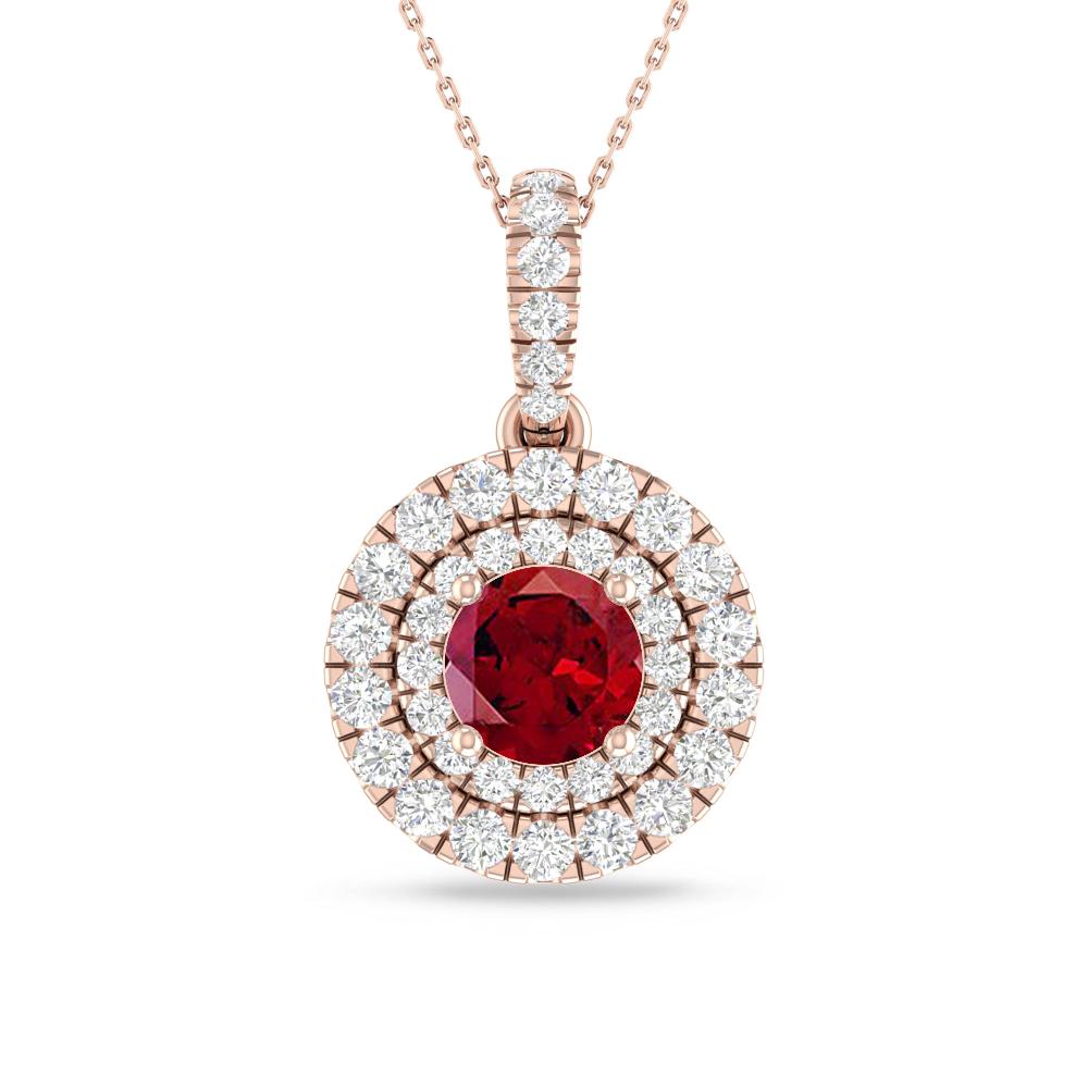 Rose Gold - Garnet