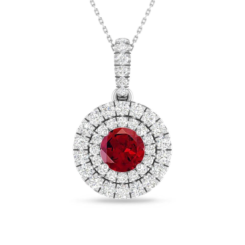 White Gold - Garnet